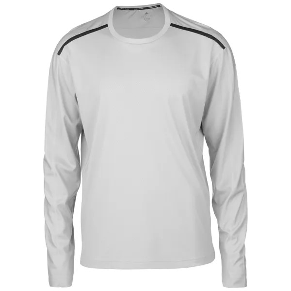 Лонгслив adidas Performance Performance, серебристо черный