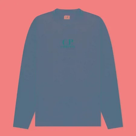 Мужской лонгслив C.P. Company Brushed Jersey, цвет зелёный, размер S