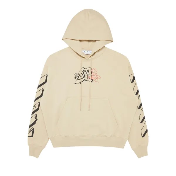 Толстовка Off-White Graffiti Outline Skate Dark Sand