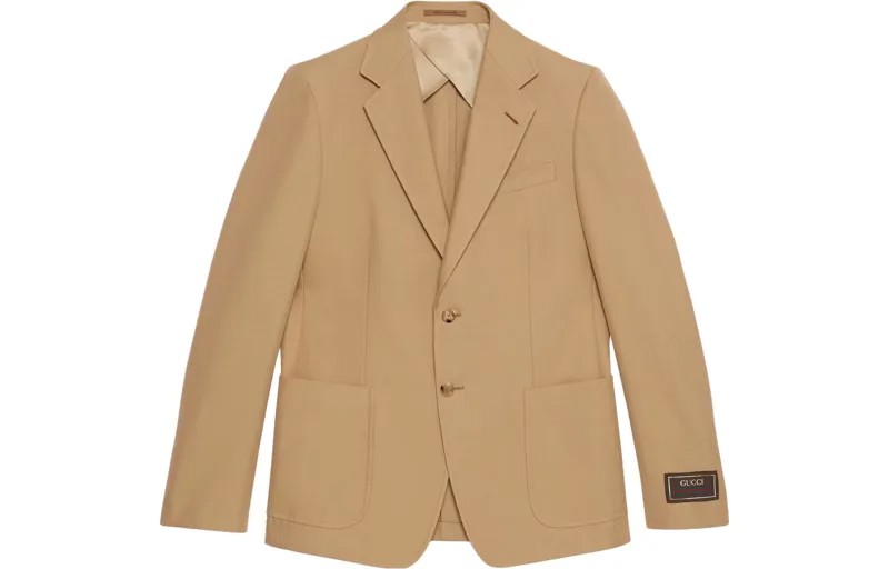 Деловой костюм мужской хаки Gucci, хаки