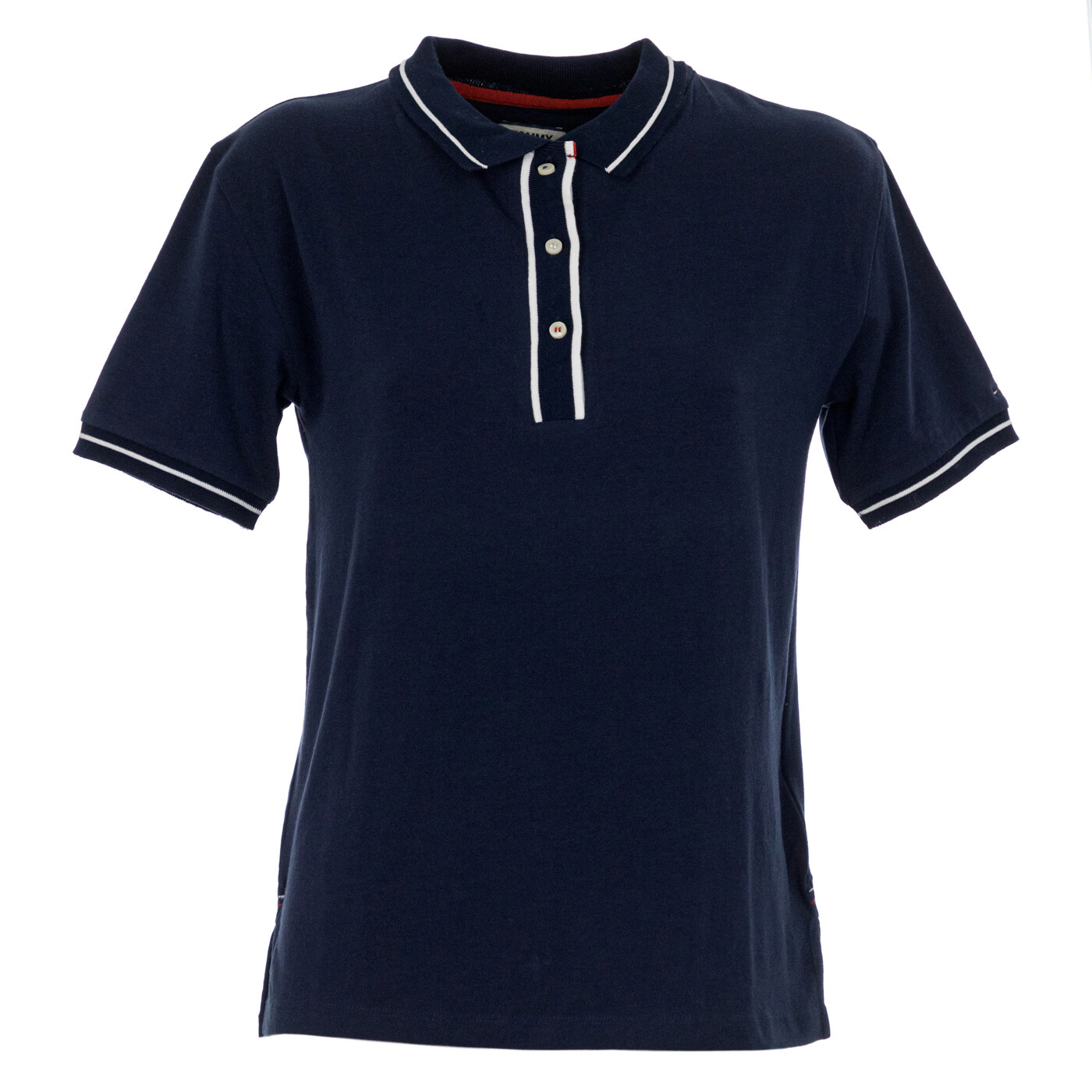Рубашка-Поло с контрастными вставками Tommy Hilfiger, серый