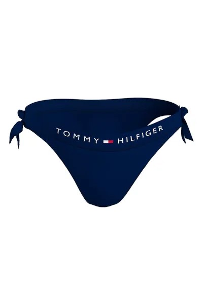 Бразильские плавки бикини на шнуровке Tommy Hilfiger, индиго