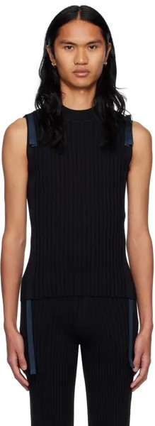 Черная майка общего назначения со сборками Dion Lee