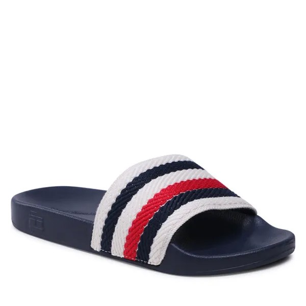 Шлепанцы Tommy Hilfiger EssentialPool Slide, цветной/экрю