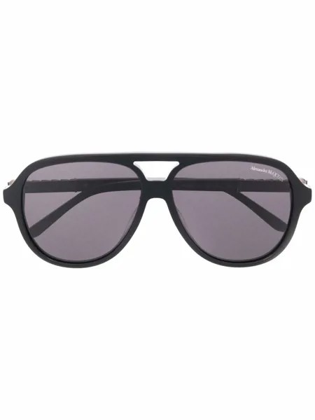 Alexander McQueen Eyewear солнцезащитные очки-авиаторы