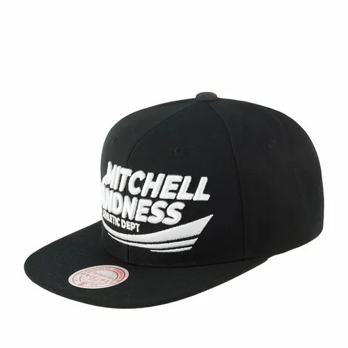 Бейсболка Mitchell & Ness, размер OneSize, черный