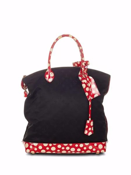 Louis Vuitton сумка Lockit MM ограниченной серии 2012-го года из коллаборации с Yayoi Kusama