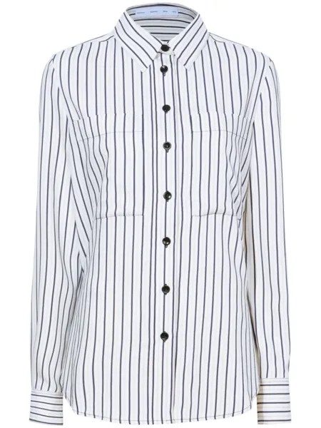 Proenza Schouler White Label рубашка Eliana в полоску, белый