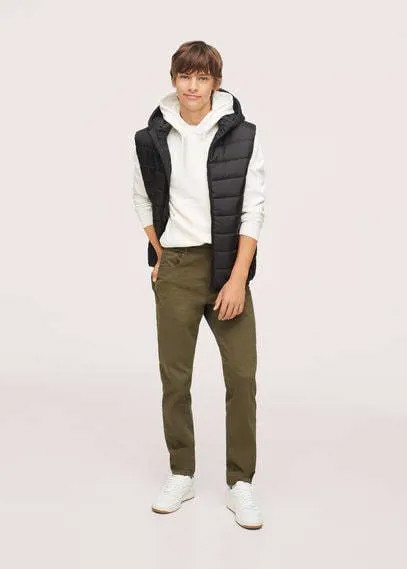 Брюки regular-fit из хлопка - Sergi