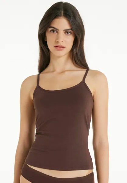 Майка/рубашка ROUND-NECK Tezenis, цвет braun cocoa skin