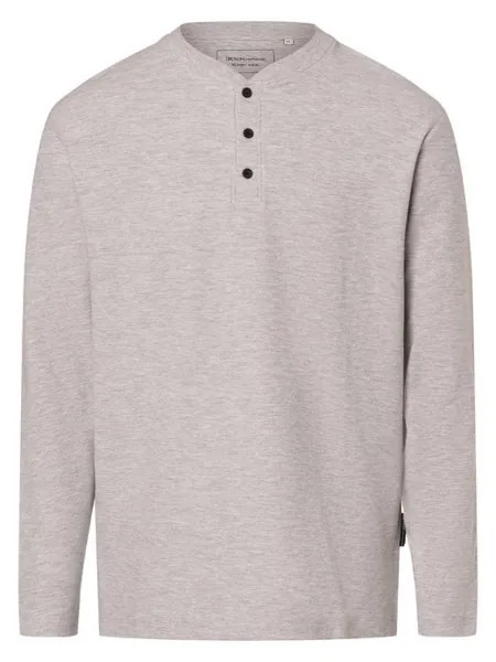 Рубашка с длинным рукавом Tom Tailor Denim, серый