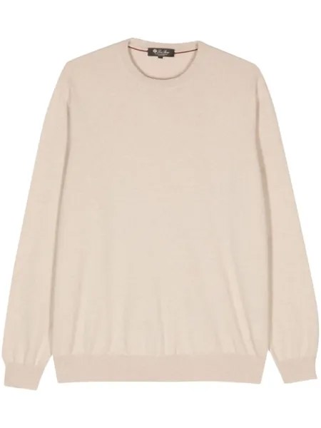 Loro Piana кашемировый джемпер, нейтральный цвет