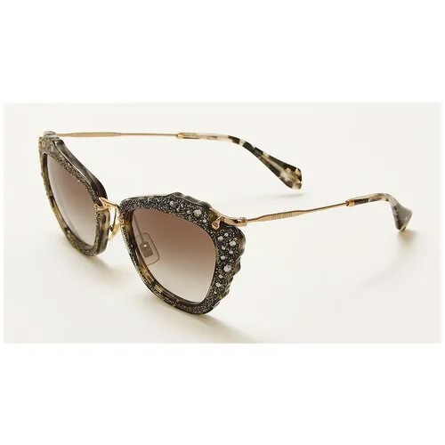 Ресейл очки Miu Miu, Sunglasses, Черный, Отличное