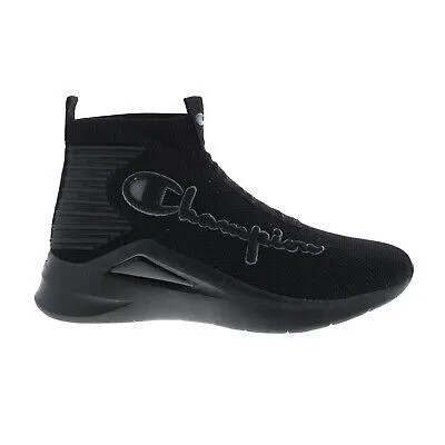 Champion Acela 1 HI CP102239M Мужские черные парусиновые кроссовки Lifestyle Обувь