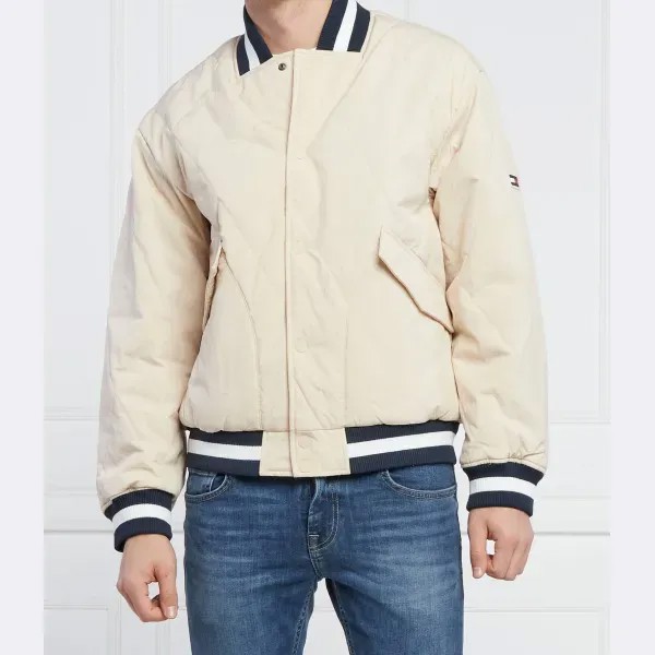 Бомбер стандартного кроя Tommy Hilfiger, бежевый