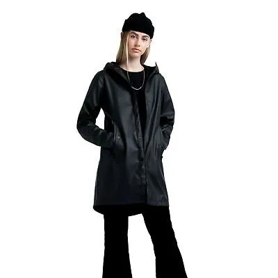 Herschel Rainwear Fishtail Parka Женская черная куртка для активного отдыха