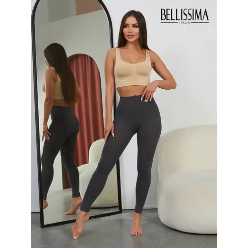 Легинсы Bellissima, 300 den, размер 3-4, серый