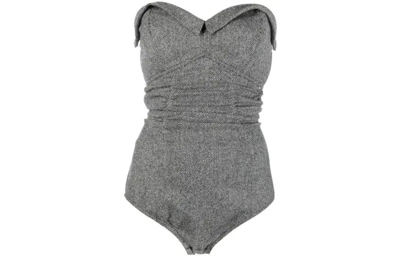 Боди Женский Серый Maison Margiela