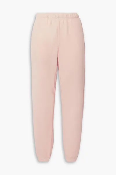 Спортивные брюки из хлопкового джерси Les Tien, пастельно-розовый