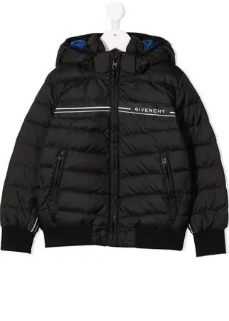 Givenchy Kids стеганый пуховик