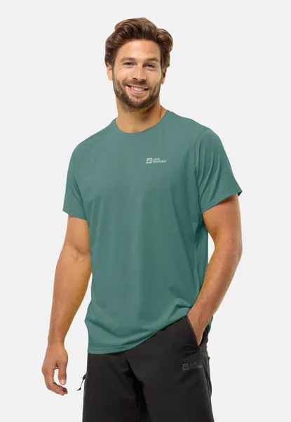 Спортивная футболка Jack Wolfskin, цвет jade green