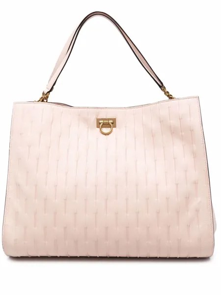 Salvatore Ferragamo сумка-тоут с монограммой