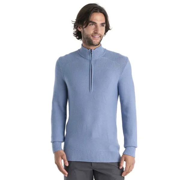 Толстовка Icebreaker Waypoint Merino Half Zip, синий