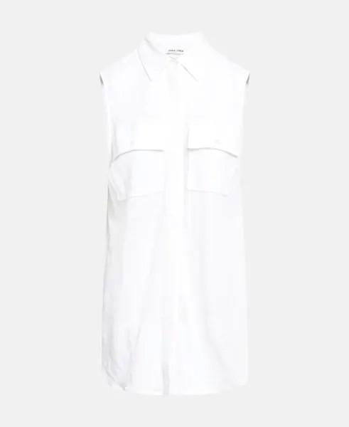 Льняная блузка Max & Moi, белый