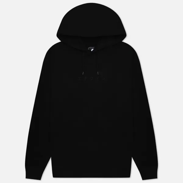 Мужская толстовка Edwin Katakana Hoodie чёрный, Размер M