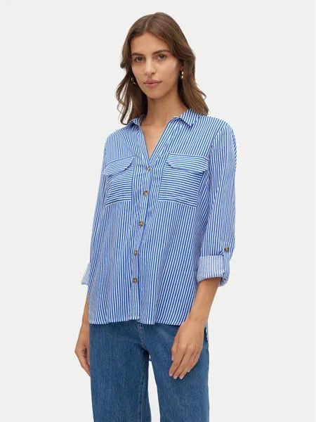 Рубашка стандартного кроя Vero Moda, синий