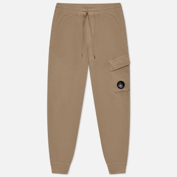 Мужские брюки C.P. Company Cotton Fleece Cargo коричневый, Размер XL