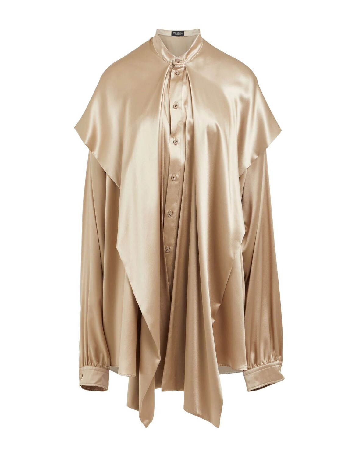 Рубашка Balenciaga, хаки