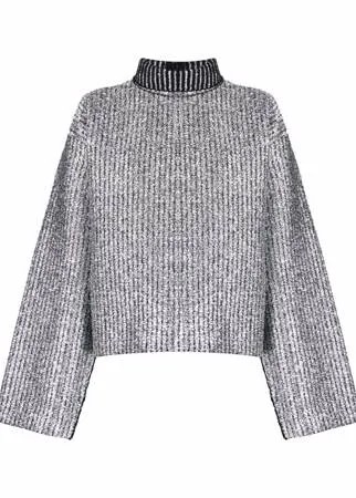 Moncler Genius джемпер 2 Moncler 1952 с эффектом металлик
