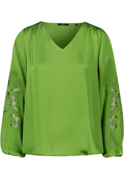 Блуза Zero Satin mit Stickerei, цвет Patch GreenGreen