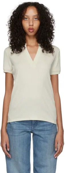 Поло Off-White из органического хлопка Filippa K