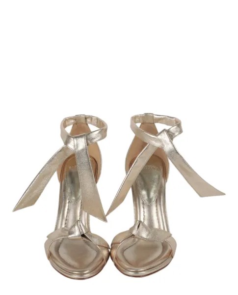 Туфли Clarita Doppia Soletta 85 на каблуках Alexandre Birman, золото