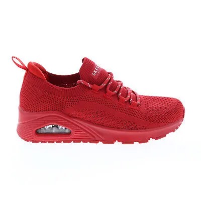 Skechers Uno Everywear 177102 Женские красные кроссовки на шнуровке Lifestyle Обувь