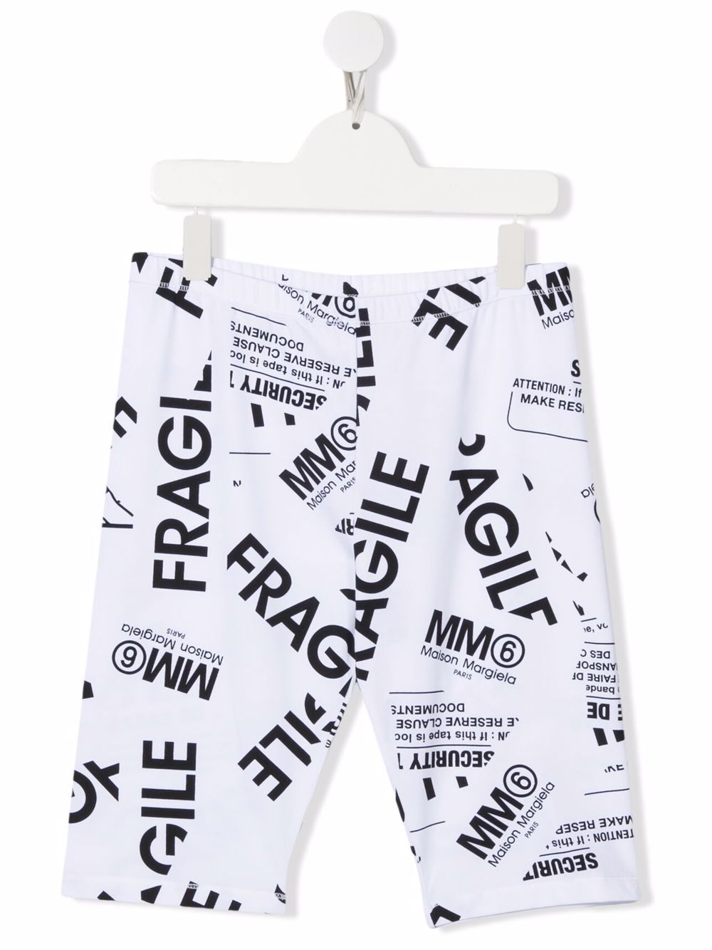 MM6 Maison Margiela Kids облегающие шорты с логотипом