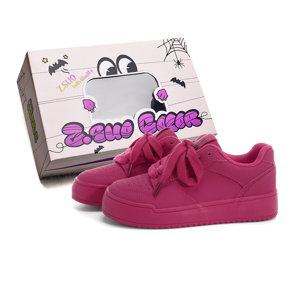 Кроссовки Z.SUO Skateboarding Shoes Women's Low-top, зеленый