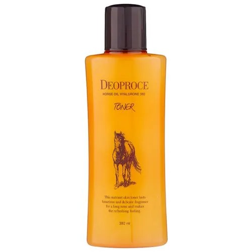 Deoproce Тонер Horse Oil Hyalurone 380 мл