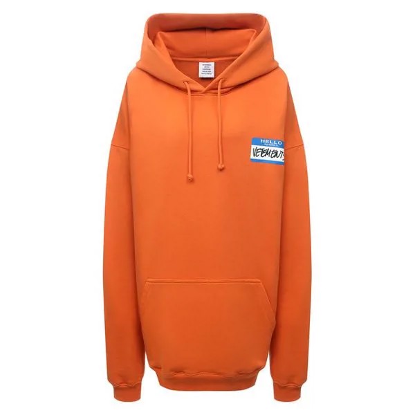 Хлопковое худи VETEMENTS