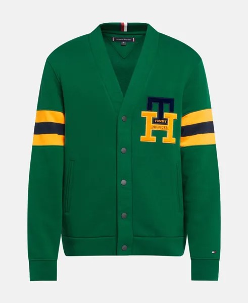 Кардиган Tommy Hilfiger, зеленый