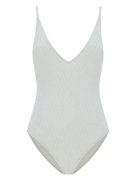 ZIMMERMANN купальник Lightburst Pintuck, белый