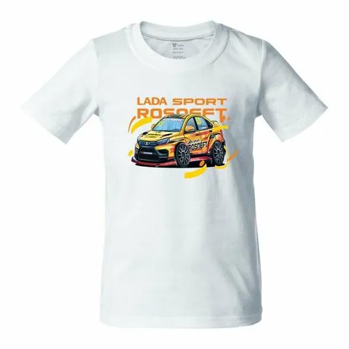 Футболка LADA Sport, размер 152, белый