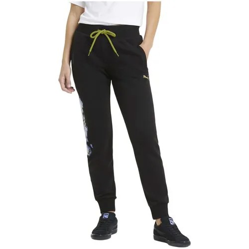 Брюки спортивные PUMA Evide Knit Track Pants, размер M, чёрный