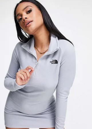Платье из флиса серого цвета The North Face Glacier эксклюзивно для ASOS-Серый