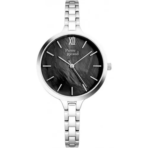 Наручные часы Pierre Ricaud P22055.516ZQ, серебряный, черный