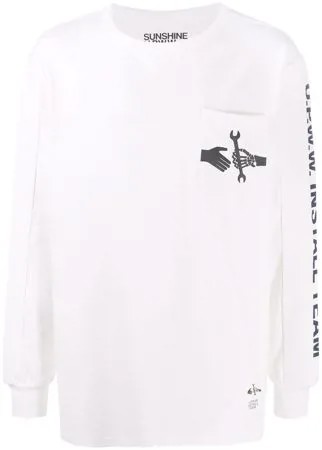 U.P.W.W. футболка с длинными рукавами и принтом