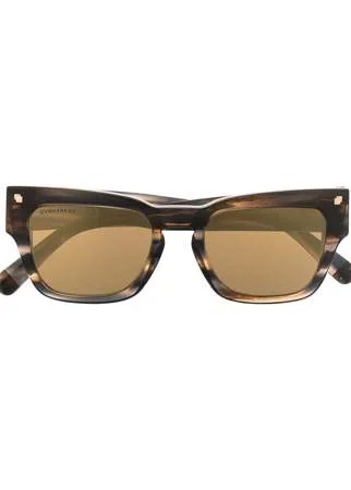 Dsquared2 Eyewear солнцезащитные очки в оправе 'кошачий глаз' черепаховой расцветки