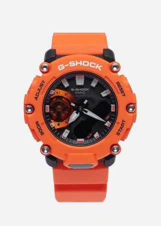 Наручные часы CASIO G-SHOCK GA-2200M-4AER Carbon Core Guard, цвет оранжевый